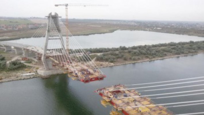 Noul pod de la Agigea, vizitat de Ponta